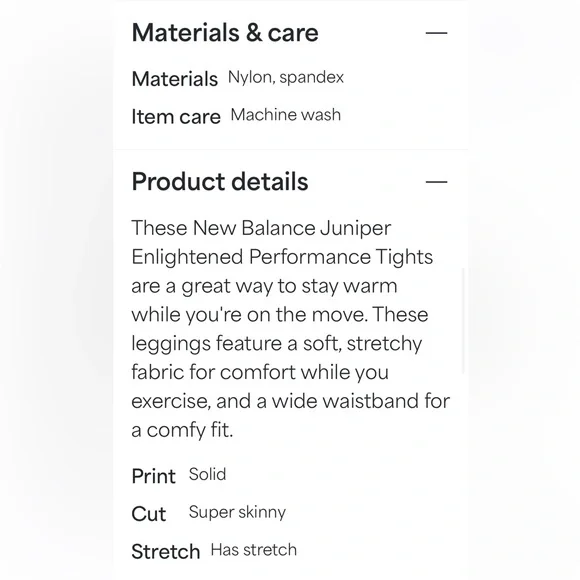New Balance Juniper Performance Tight - Picture 4 of 4